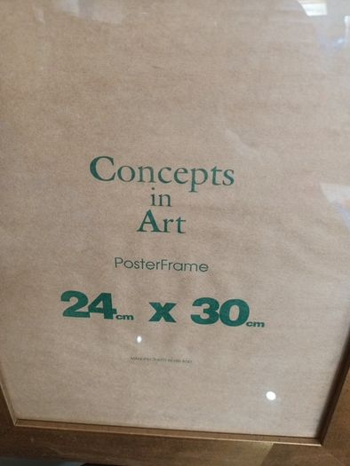 Gold photo frame