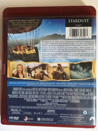 Stardust [2007] Robert De Niro & Michelle Pfeiffer [ HD-DVD Movie ]