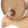 Wine Barrel with Tap Solid Oak Wood 6 L Image 4