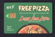 1999 Great Britain UK5 Deep Pan Pizza - Green (Siemens - S35 (Module 35)) Phone Card