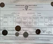 James Joyce - Birth Certificate - Free Postage