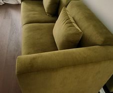Luxury Bespoke Velvet Sofa As New/Delivered May