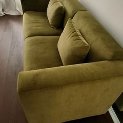 Luxury Bespoke Velvet Sofa As New/Delivered May