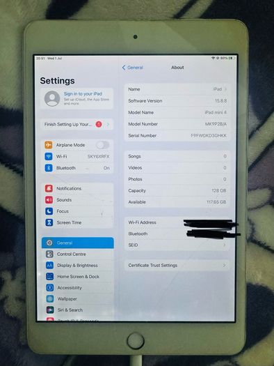 ipad mini 4 128GB