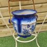 Antique Wash Stand with Jug, Wash Basin,  Bucket and Soap Dish Image 4
