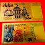 Singapore 1000 / 50 Dollars  Gold Foil Banknotes Image 2