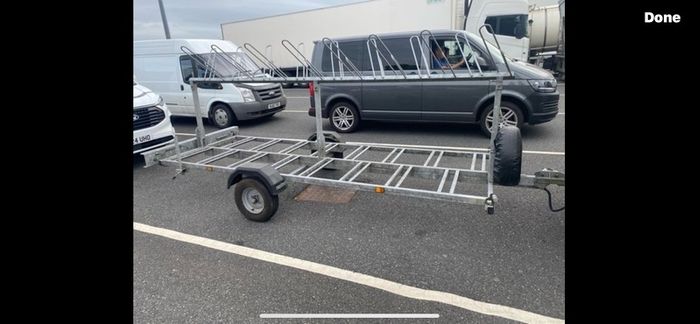 cycle trailer. Carries 16 cycles