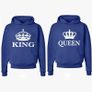 King Queen Hoodies Couple Hooded Sweatshirts (Set) Image 3