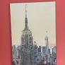5-Piece New York Themed Wall Art Set (1 Large, 4 Small Prints) Image 2