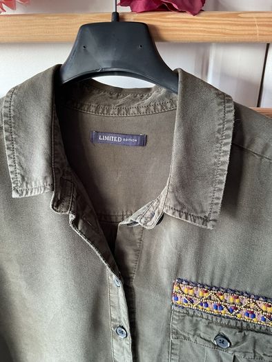 Marks & Spencer limited edition size 12/14 military shirt khaki