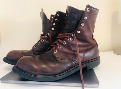 Work America Vintage Leather Boots