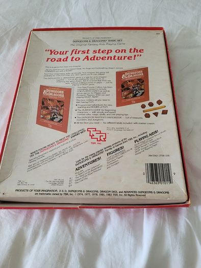 Dungeons & Dragons 1983 Red Box Set 1 Basic Rules 1011.