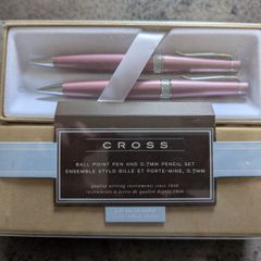 Cross Pen & Pencil Gift Set - Vienna Pearlescent Pink - Brand New & Sealed