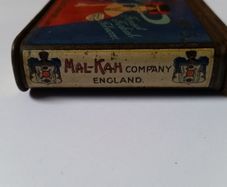 Very collectable Art Nouveau  Mal-Kah No 3 Cigarette tin