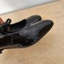 No-l-ita Italian designer Black Genuine Leather Mary Jane Pump Heels RRP 150E Image 6