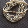 Gold Pearl Necklace Image 3