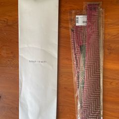 Brand New Emporio Armani 100% Silk Burgundy Tie - Made in Italy - Tags & Box