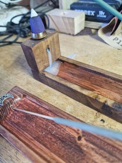 Handmade Dual incense holder