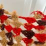 Vintage woollen shawl, Autumnal colours Image 5