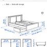 Ikea double bed Image 2