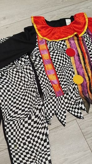 9-10 Years Old Clown Costume