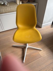 Yellow office chair