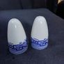 Churchill Willow Pattern Edging Salt and Pepper shakers Image 2