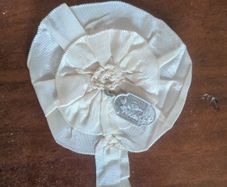 Vintage(80yrs) Communion Rosette And Medal
