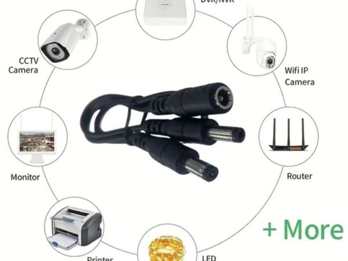 DC Extension Cable 5M Plug 12V Power CCTV Camera