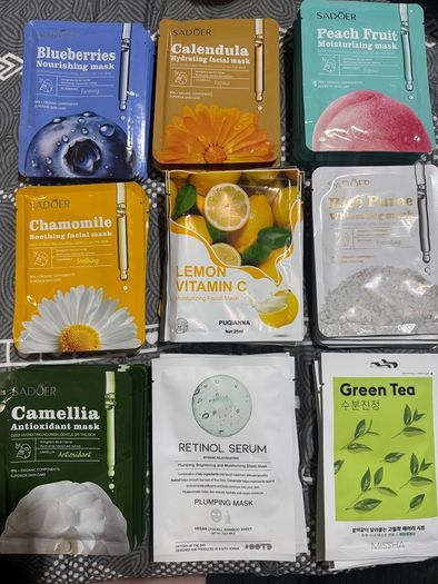 Korean new sheet masks suitable for all skin type