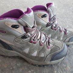 Grey Walking/ Hiking Boots. Size 4