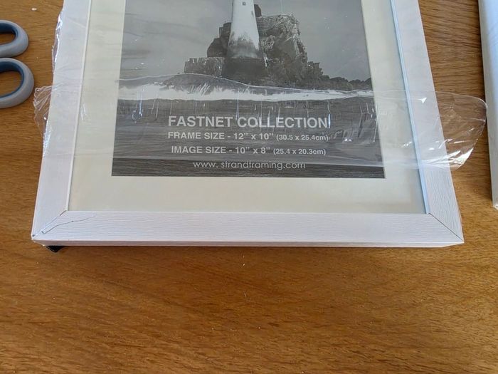 Set of 3 Strand Fastnet 12x10 Photo Frames Unused - minor damage