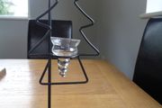 Wrought Iron Christmas Tree T-Light Holder for Sale