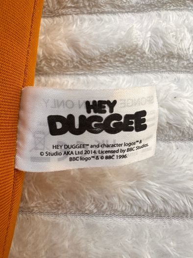 Hey Duggee Singing Sticky Stick Soft Toy Plush approx. 32 cm. (with legs) Dirty Used Please see photos