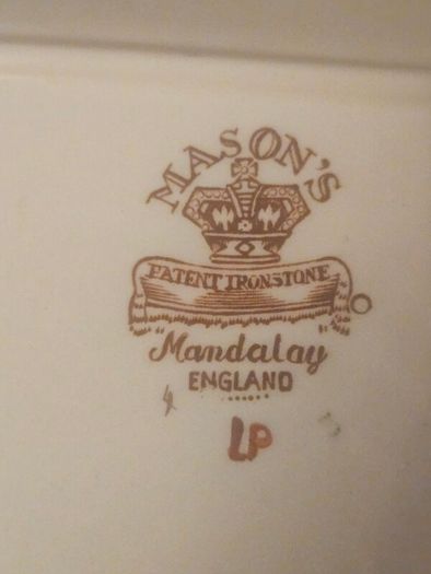 Vintage Mason's Ironstone Matching 2 Jugs & Tray
