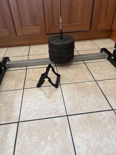Perfect Gym Weightlifting Up, Power Squat Rack, Olympic Weights, Barbell, Dumbbells, Cable System And More!!