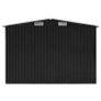 Garden Shed Anthracite 257x990x181 cm Galvanised steel Image 6