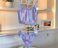 Brand New Girls Multi Coloured Bikini. Age 6-7 yrs / EU 116 -122 cm