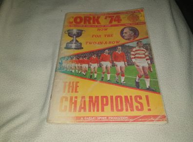 Cork Gaa Programme from 1974 For Sale Here