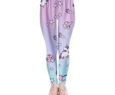 Girls unicorn leggings