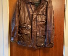 Men's leather jacket - Massimo Dutti