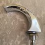 Chrome Bath Taps with Gold Trim. Image 2