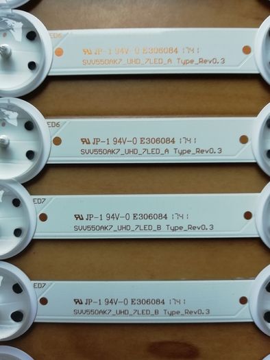 New Led Kit SVV550AK7 UHD WP4K55U18 Jvc Lt-55c760 Lt-55c860 Lt-55c870 Polaroid P55up0117a P55us0756a