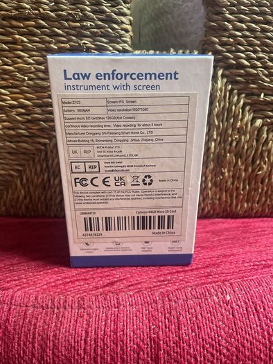 Law Enforcement Instrument With Screen