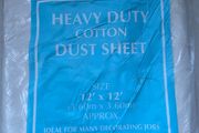 Heavy duty 12 x 12 dust sheets