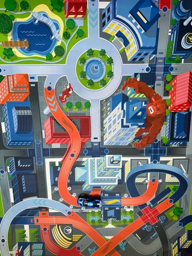 Hot Wheels playmat New