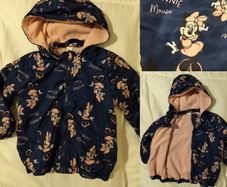 Disney Minnie Mouse Warm Fleece Lined Hooded Jacket