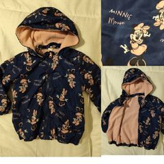 Disney Minnie Mouse Warm Fleece Lined Hooded Jacket