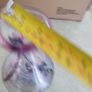 Striking, unusual and beautiful, small hand blown JER POINT vase Image 6