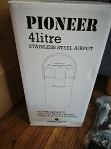 Pioneer 4 litre stainless steel airpot